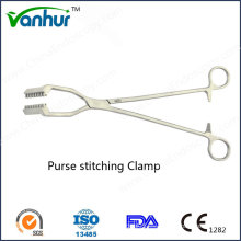 Laparoscoic Purse Forceps Saco de costura de bolsillo